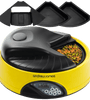 Andrew James 4 Day - Meal Automatic Pet Feeder - Bowl with voice recorder Includes 2 Volume Reducers + 1 Adapter Tray