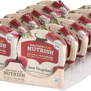 Rachael Ray Nutrish Natural Wet Cat Food, Tuna Purrfection Recipe, 2.8 Ounce Cup (Pack of 12), Grain Free