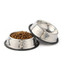 Qpey Pet Food Bowl Stainless Steel